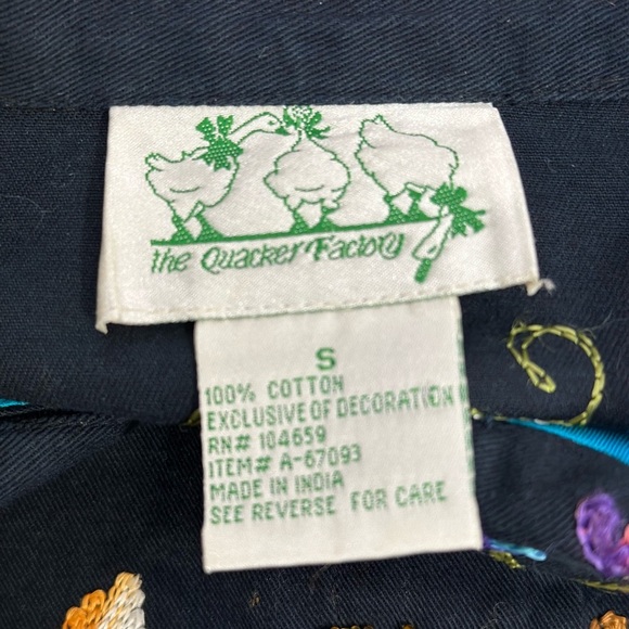 The Quacker Factory Embroidered Floral & Butterfly Jacket — Women’s Size S - Picture 12 of 13